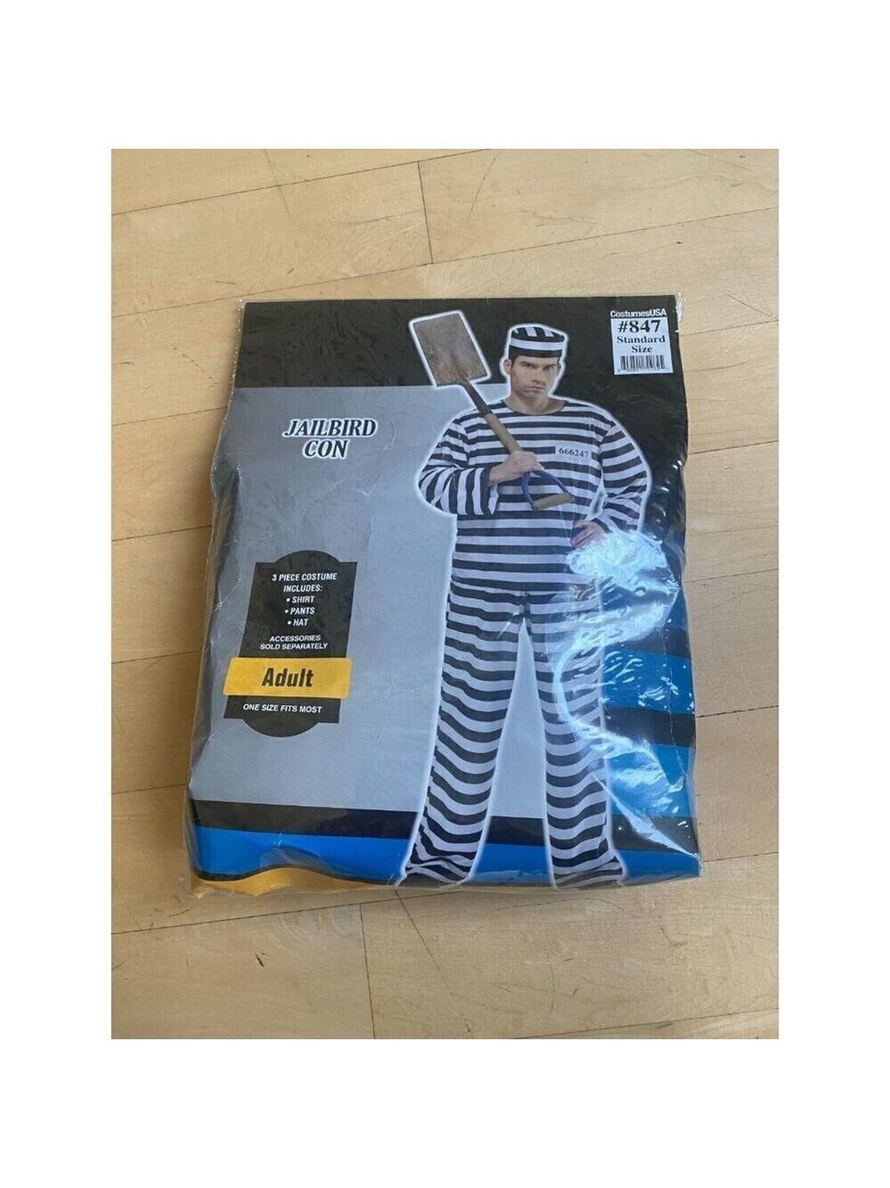 Halloween Jailbird Adult one size Standard Costume